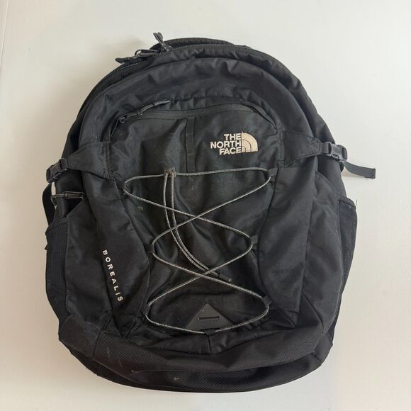 The North Face Black Borealis Laptop Backpack - Picture 1 of 12